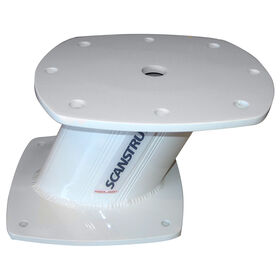 Scanstrut 6" Aluminum PowerTower for Raymarine, Furuno, & Navico HALO Open Array