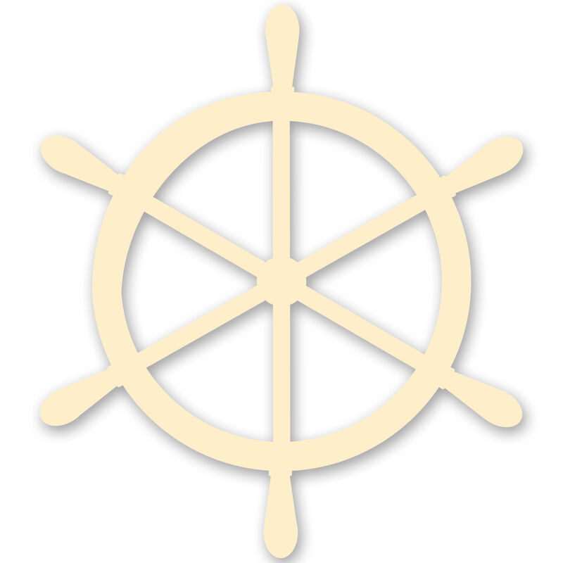 Ship's Wheel Vinyl Decal image number 11