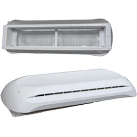 Dometic RV Refrigerator Vent Cover, Base and Cap, Polar White