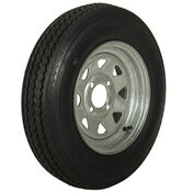 Tredit H188 5.30 x 12 Bias Trailer Tire, 4-Lug Spoke Galvanized Rim