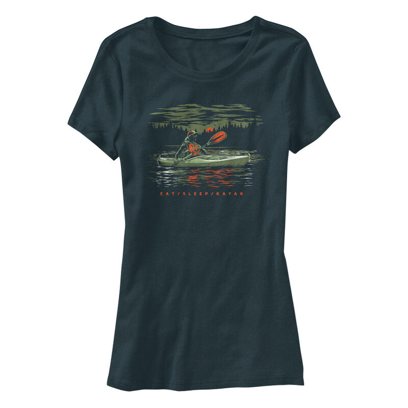 Points North Women's Eat Sleep Kayak Short-Sleeve Tee image number 1