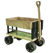 Mighty Max Cart Collapsible Utility Dolly Cart, Camo-Style Tub