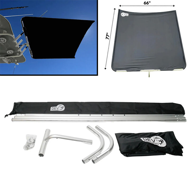 Poseidon Racks Dev Fishing Boat Sun Shade image number 4