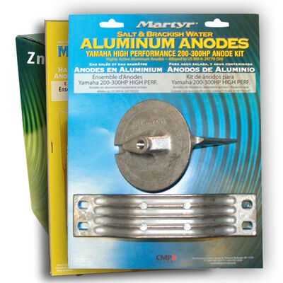 Martyr Anode Kit For Yamaha High Performance 200-300, Aluminum