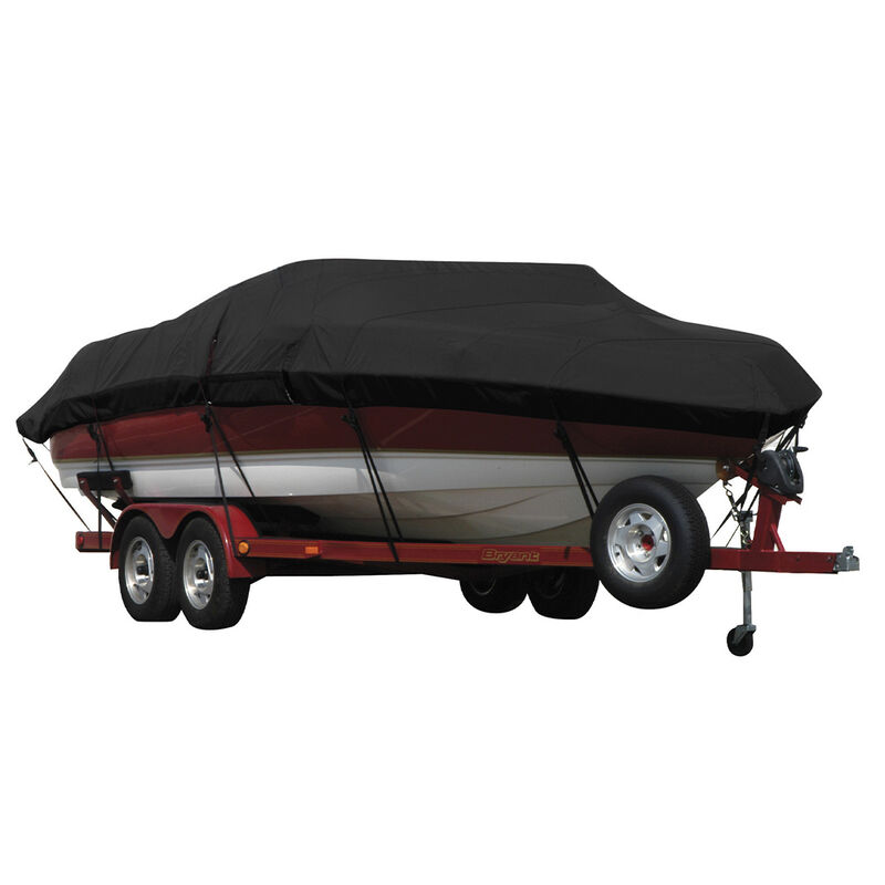 Exact Fit Covermate Sharkskin Boat Cover For MALIBU WAKESETTER 21 VLX w/TITAN TOWER FOLDED DOWN COVERS PLATFORM image number 1