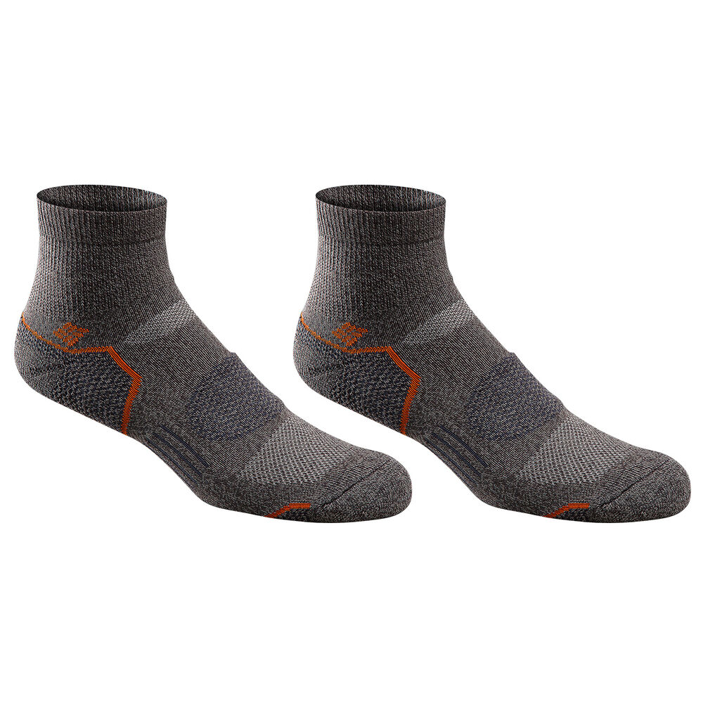 Columbia Men’s Balance Point Quarter Socks, 2-Pack | Overton's