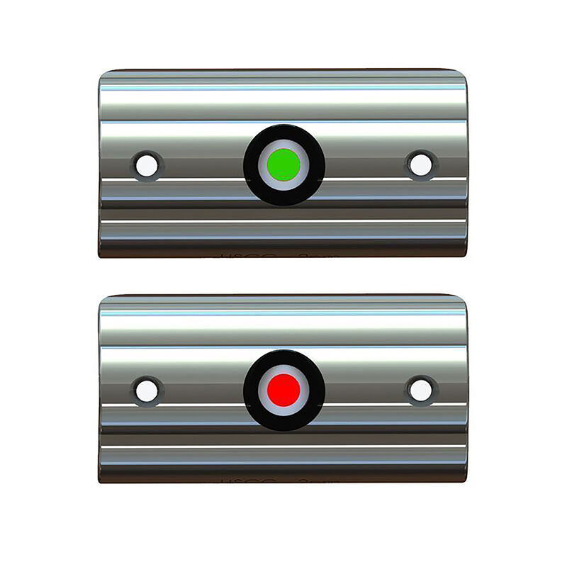 TACO Marine F38-6602-1 Rub Rail-Mounted LED Navigation Light Set 3-3/8"