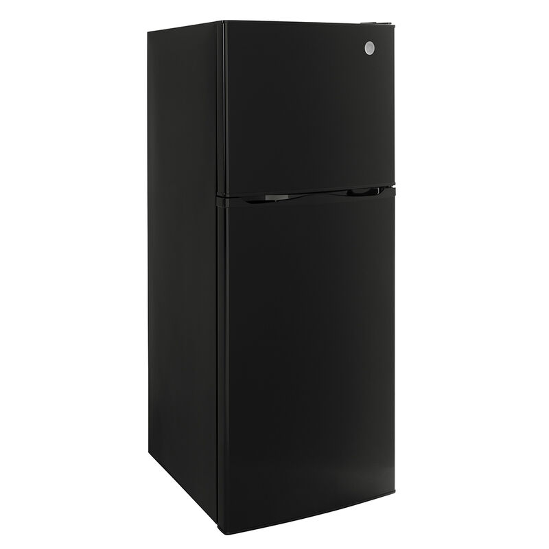 GE 9.8 Cu. Ft. 12V DC Power Top-Freezer Refrigerator, Black image number 2