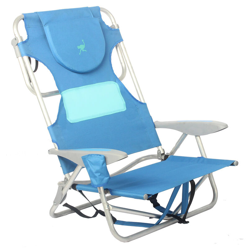 Ostrich Ladies' Comfort and On-Your-Back Chair, Blue image number 1