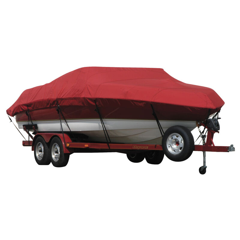 Exact Fit Covermate Sunbrella Boat Cover for Proline 170 Sportsman  170 Sportsman Center Console O/B. Red image number 1
