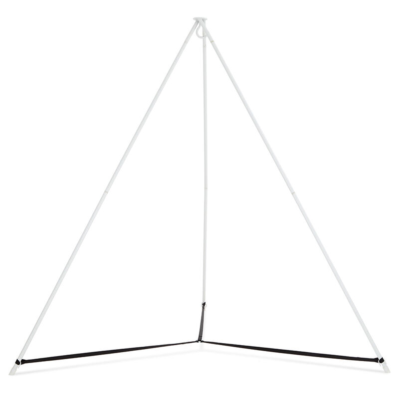 White Hangout Pod Hammock Stand image number 1
