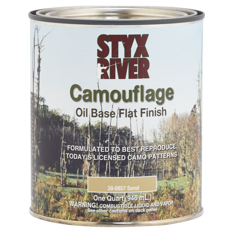 Styx River Camouflage Paint, Quart image number 1