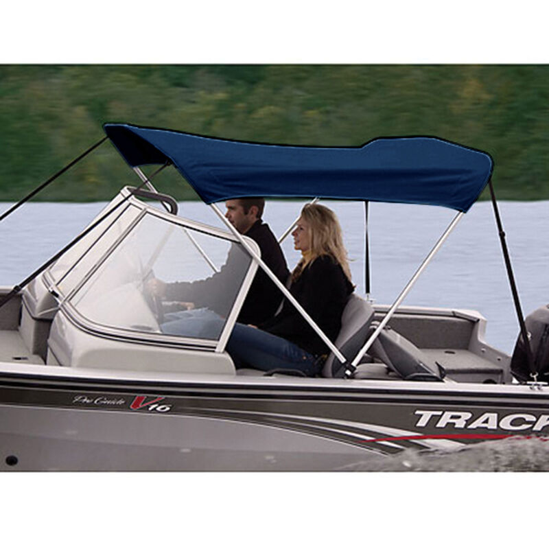 Shademate Sunbrella Stainless 2-Bow Bimini Top 5'6''L x 42''H 54''-60'' Wide image number 6