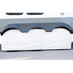 Elements White Triple Tire Cover, 27"-29"