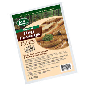 LEM Natural Hog Casings, 8-Oz. Bag