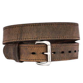 Versacarry Double Ply Leather Belt, 38", Distressed Brown