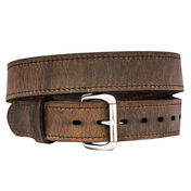 Versacarry Double Ply Leather Belt, 38", Distressed Brown