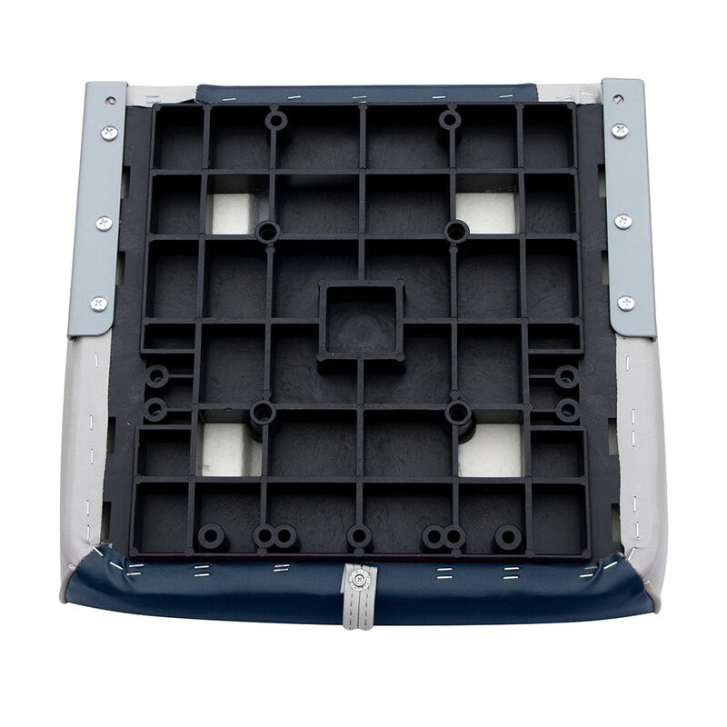 Wise Premium High Back Bass Boat Seat - Grey/Navy image number 4