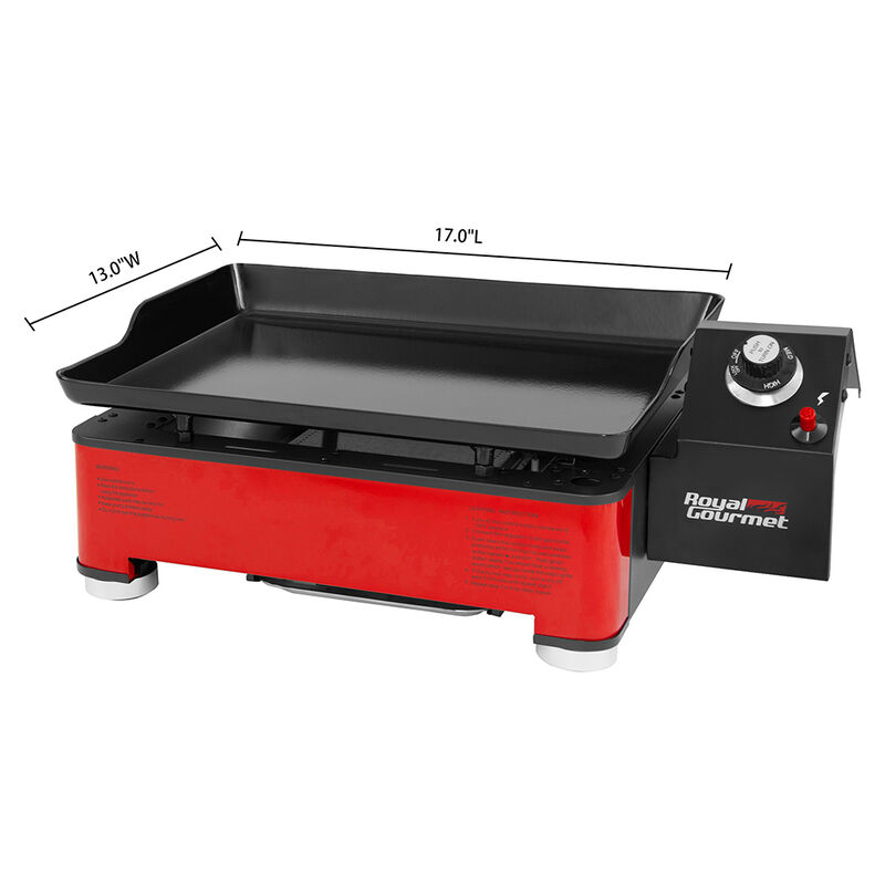 Royal Gourmet Portable Propane Gas Grill & Griddle image number 4