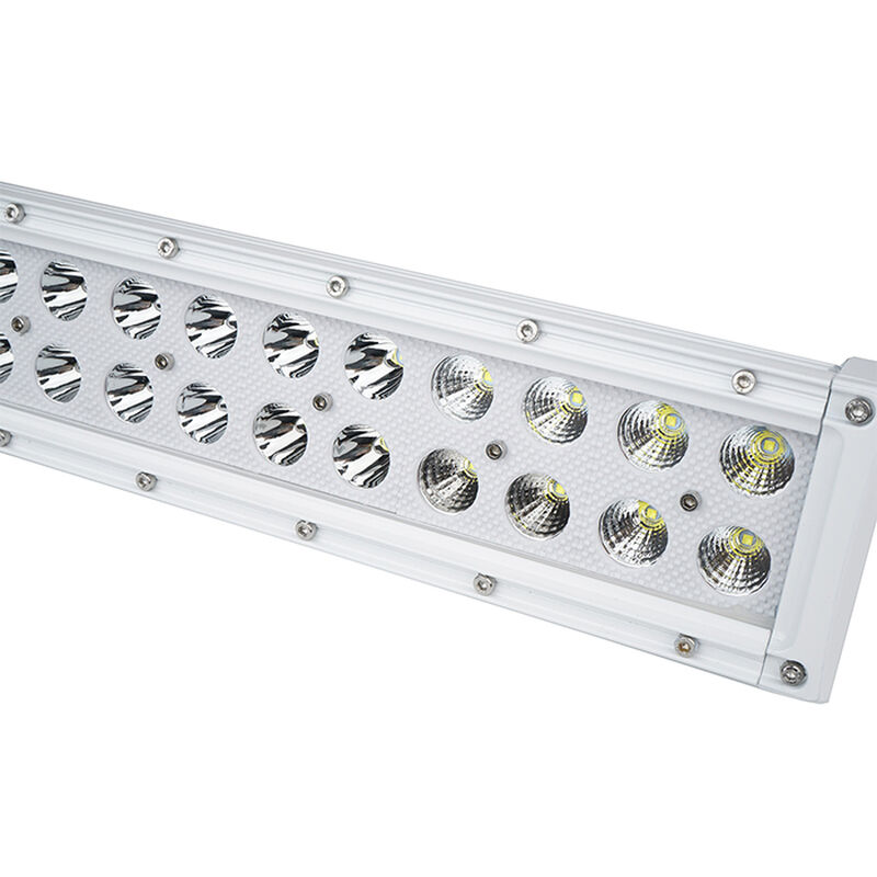 New - 20inch Marine Grade Dual Row Straight Light Bar with 120-Watt 40 x 3W High Intensity CREE LEDs image number 4