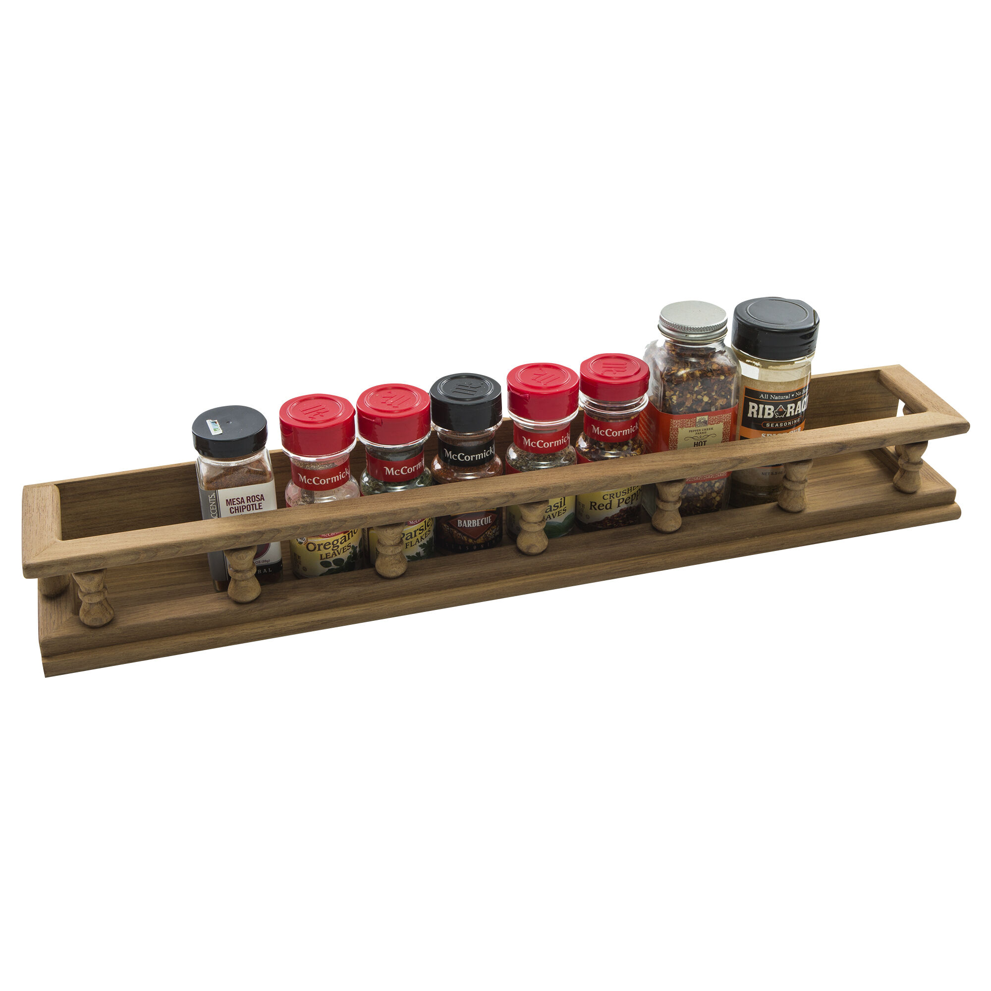 Whitecap Teak Large Spice Rack - Thumbnail 3
