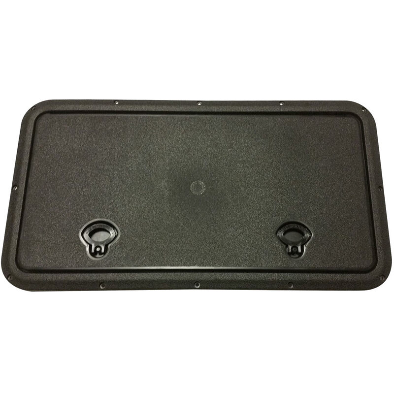 DPI Marine DPF Black Flush Series Hatch Door, 13" x 22-3/4" O.D. frame image number 1