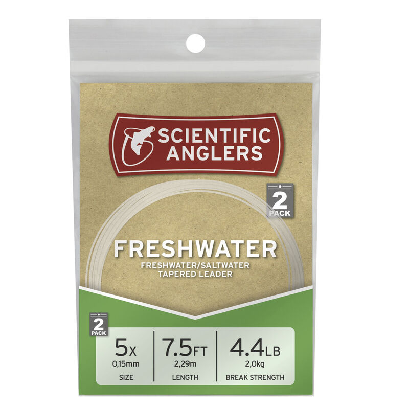 Scientific Anglers Nylon Freshwater/Saltwater Leaders, 2-Pack image number 1