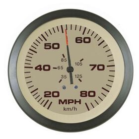 Sierra Sahara 3" Speedometer, 80 MPH
