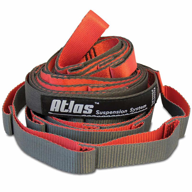 ENO Atlas Chroma Suspension Straps System, Red/Charcoal image number 1