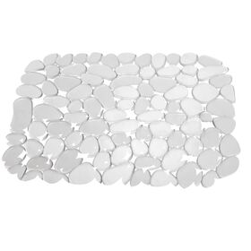 iDesign Pebblz Sink Mat, 10-3/4&rdquo; x 12-1/2&rdquo; Clear 