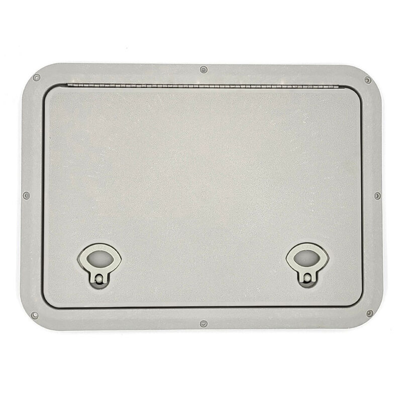 DPI 13" x 17" Flush Series Hatch, Auster Light Gray image number 1