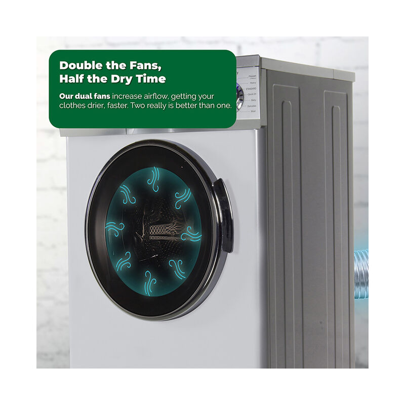 Equator Version 2 Pro All-in-One Washer Dryer, Vented/Ventless Dry, Winterize for RV Use, Silver image number 9