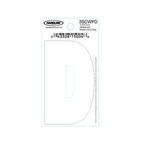 Hardline 3" Vinyl Boat Lettering 3SCWPD