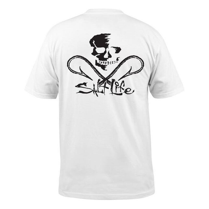 Salt Life Men's Skull and Hooks Pocket Short-Sleeve Tee image number 1