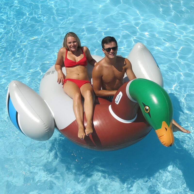 Swimline Giant Decoy Duck Ride-On Float image number 1