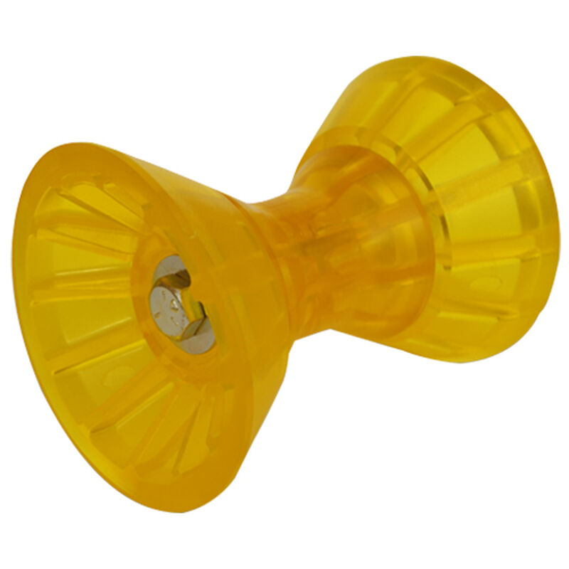 Yellow Poly Bow Roller, fits 3" bracket image number 1