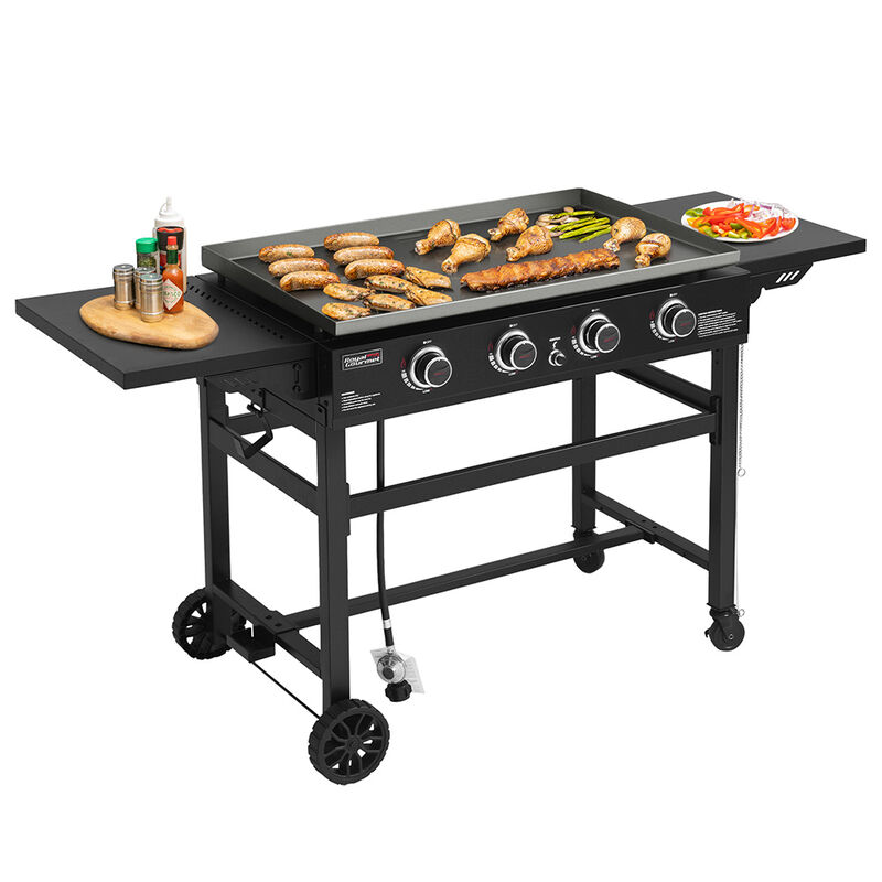 Royal Gourmet 36" 4-Burner Flat Top Gas Griddle with Cover image number 8