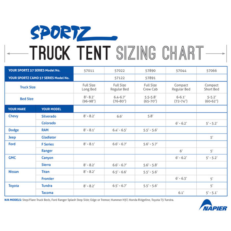 Napier Sportz Truck Tent 57 Series, Compact Short Bed image number 7