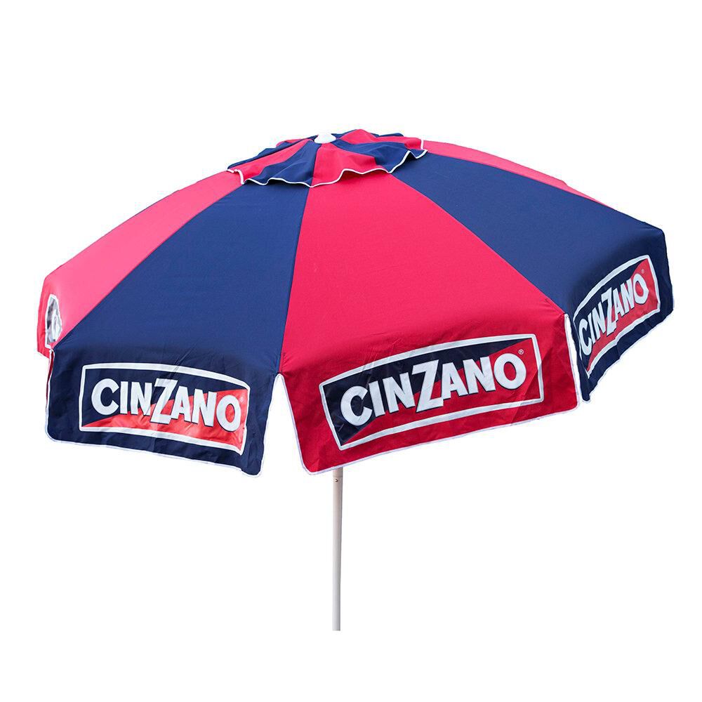 8 ft Cinzano Deluxe Beach and Patio Umbrella with Storage Bag Overton's