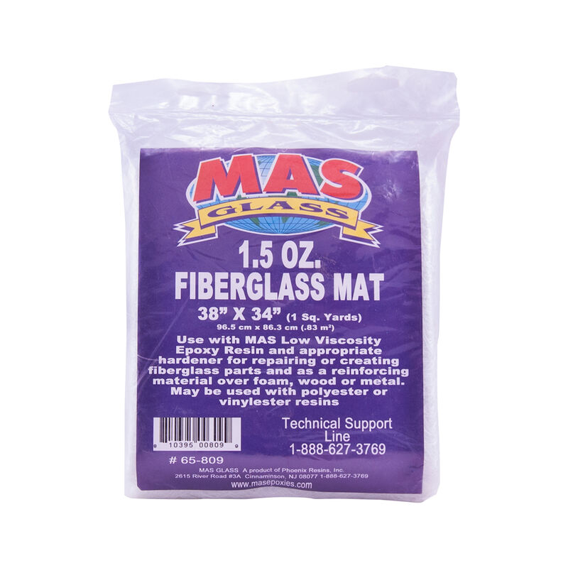 MAS Epoxies 1.5-oz. Fiberglass Mat, 38" x 34" image number 1