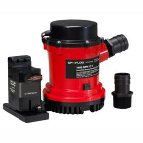 Johnson Pump Bilge Pump, Automatic Submersible; 1600 Gallon Per H