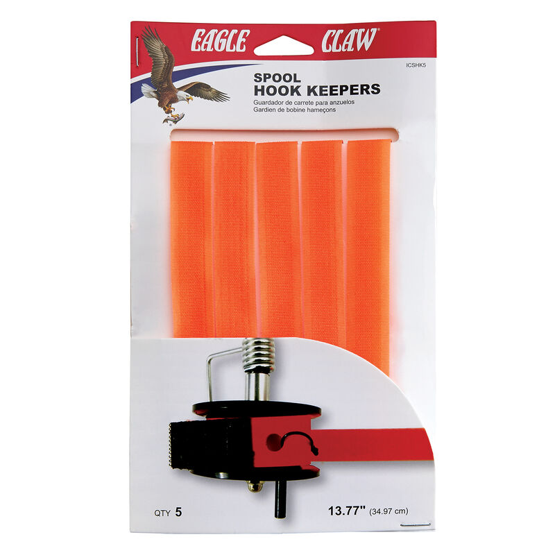 Eagle Claw Spool Hook Keepers, 5-Pk. image number 1