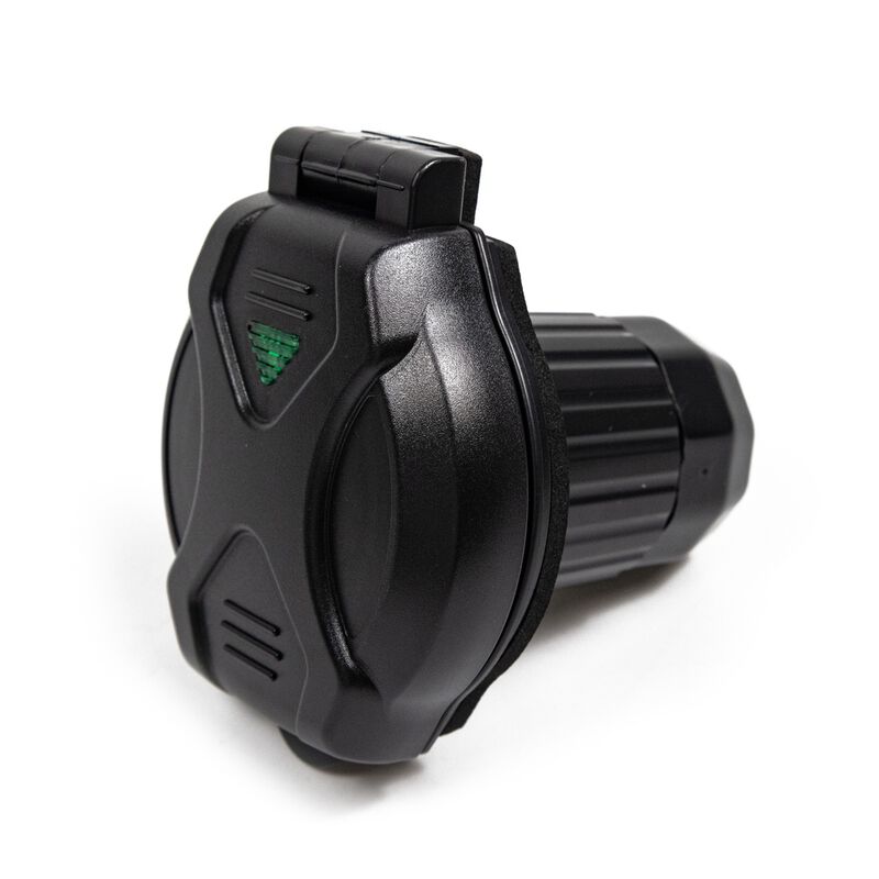 Electric World 30A Black RV Inlet with LED image number 8