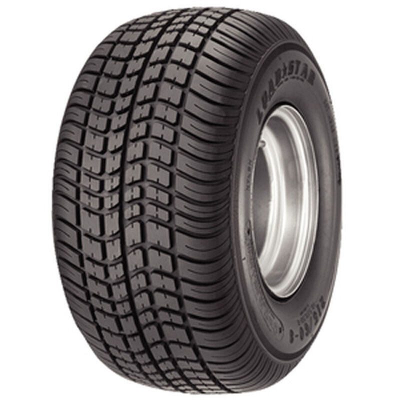 Kenda Loadstar K399 205/65-10 E Trailer Tire, White Wheel Assembly image number 1