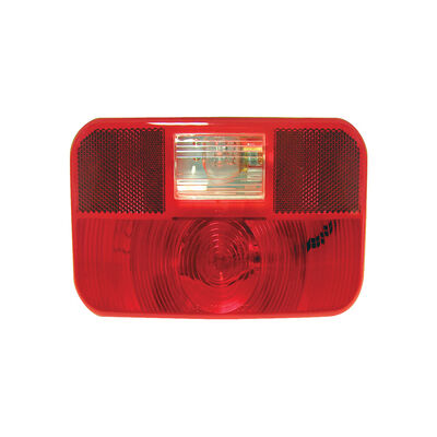 Peterson Mfg. Incandescent Stop/Turn/Tail, Rectangular, Rv w/ Reflex w/ Back-Up Light