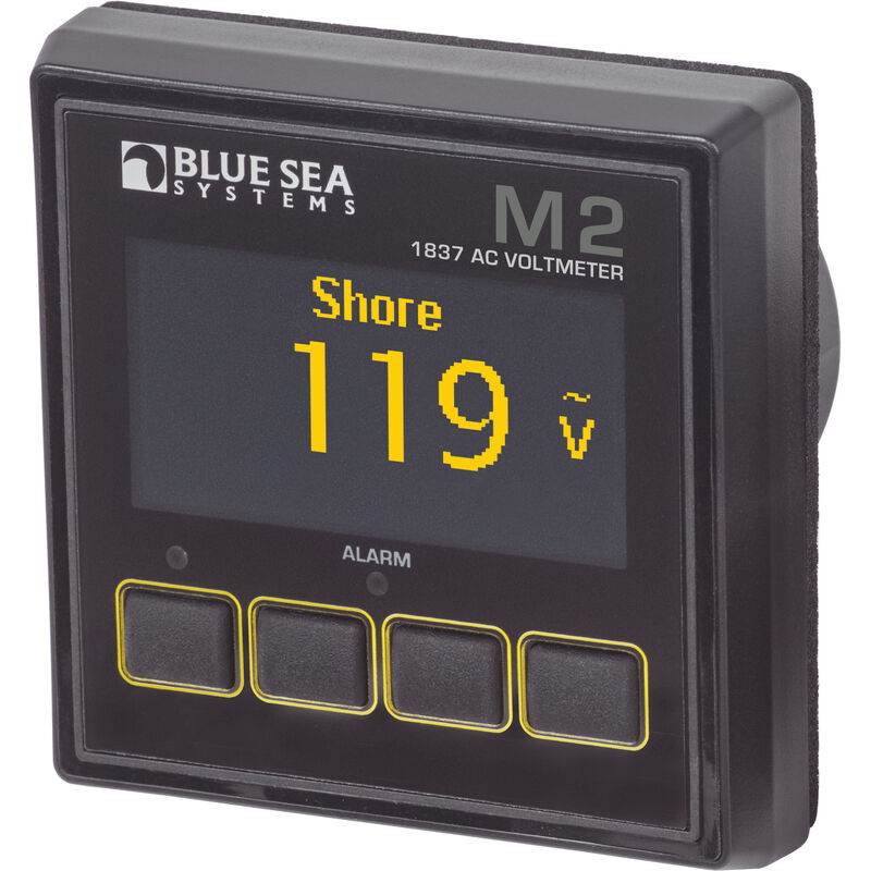 Blue Sea Systems M2 AC Voltmeter OLED Digital Monitor image number 1