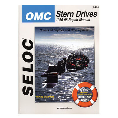Seloc Marine Stern Drive & Inboard Repair Manual for OMC '86 - '98