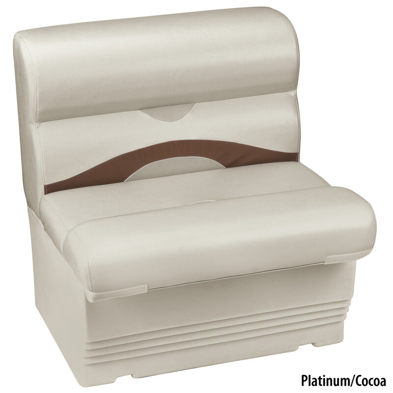 Toonmate Premium Pontoon 27" Wide Lounge Seat w/Platinum Base image number 1