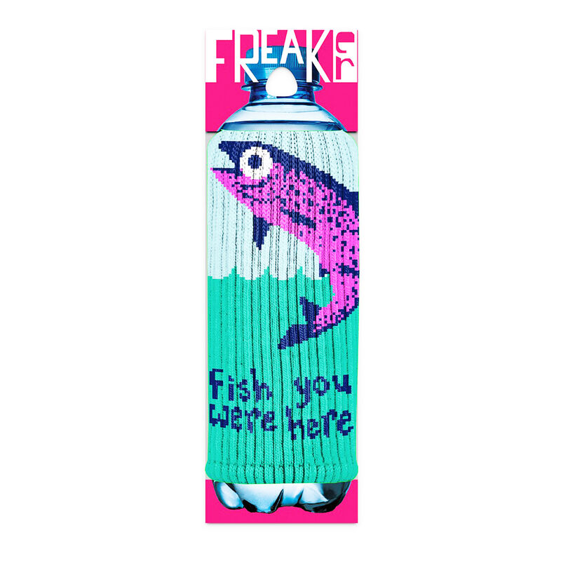 FREAKer Fish You Were Here Fabric Drink Sleeve image number 3