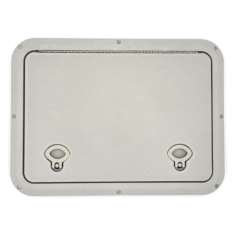 DPI 13" x 17" Flush Series Hatch, Auster Light Gray image number 1